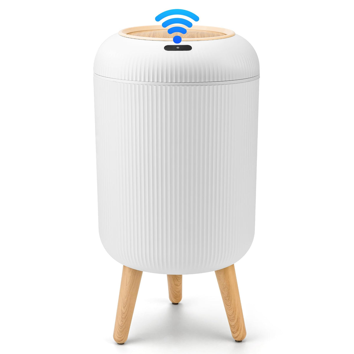 PUKOMC Smart Sensor Trash Can for Small Kitchen and Bathroom, 10 Liters Capacity