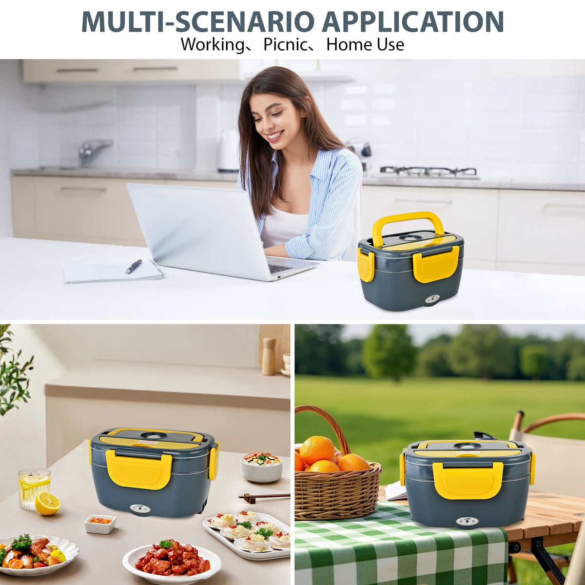 PUKOMC Portable Electric Lunch Box