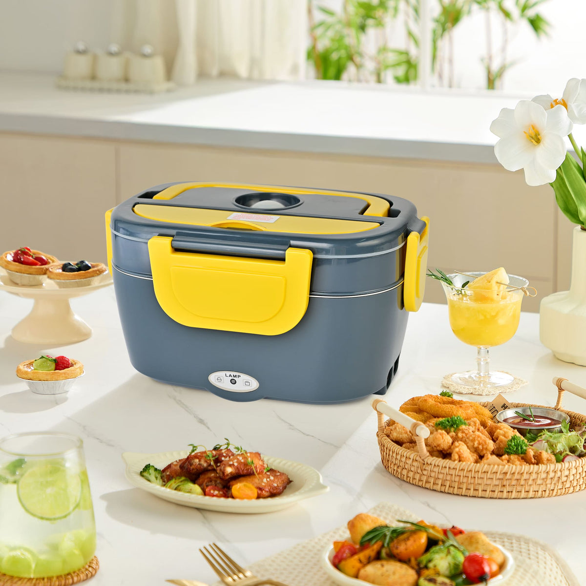 PUKOMC Portable Electric Lunch Box
