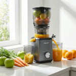 PUKOMC Fruits and Vegetables Juicer Machine for Home, Grey Color
