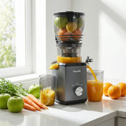 PUKOMC Fruits and Vegetables Juicer Machine for Home, Grey Color