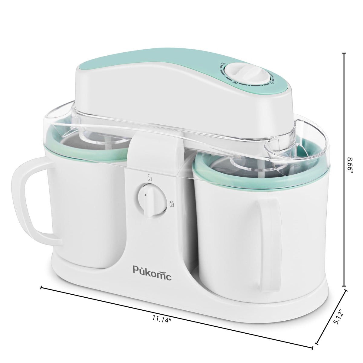 PUKOMC Ice Cream Maker Machine