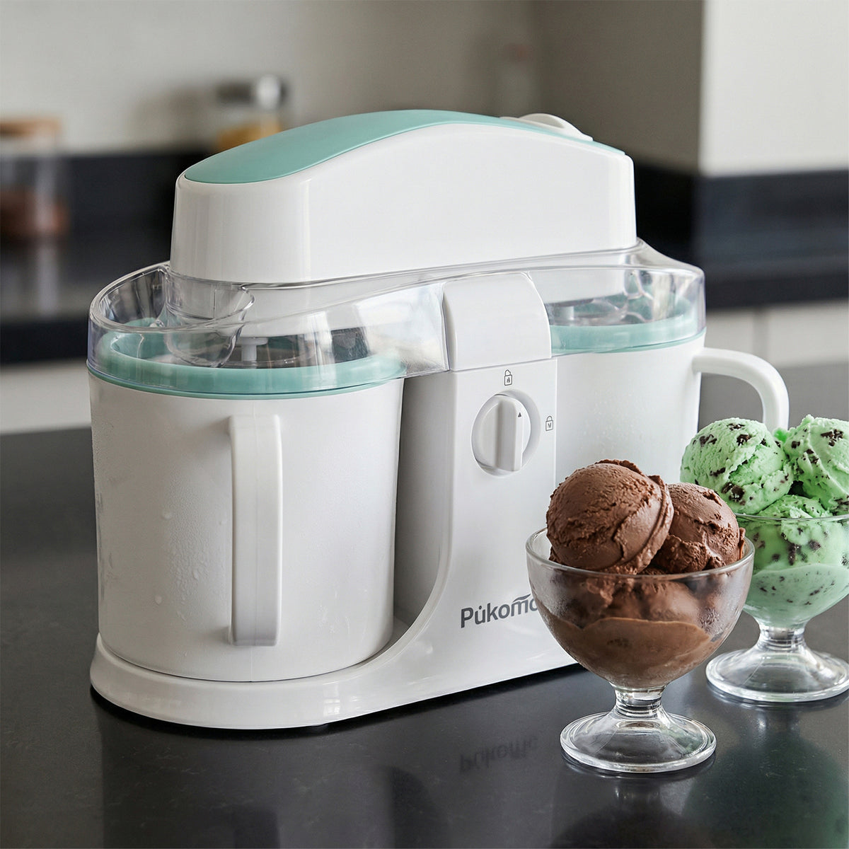 PUKOMC Ice Cream Maker Machine
