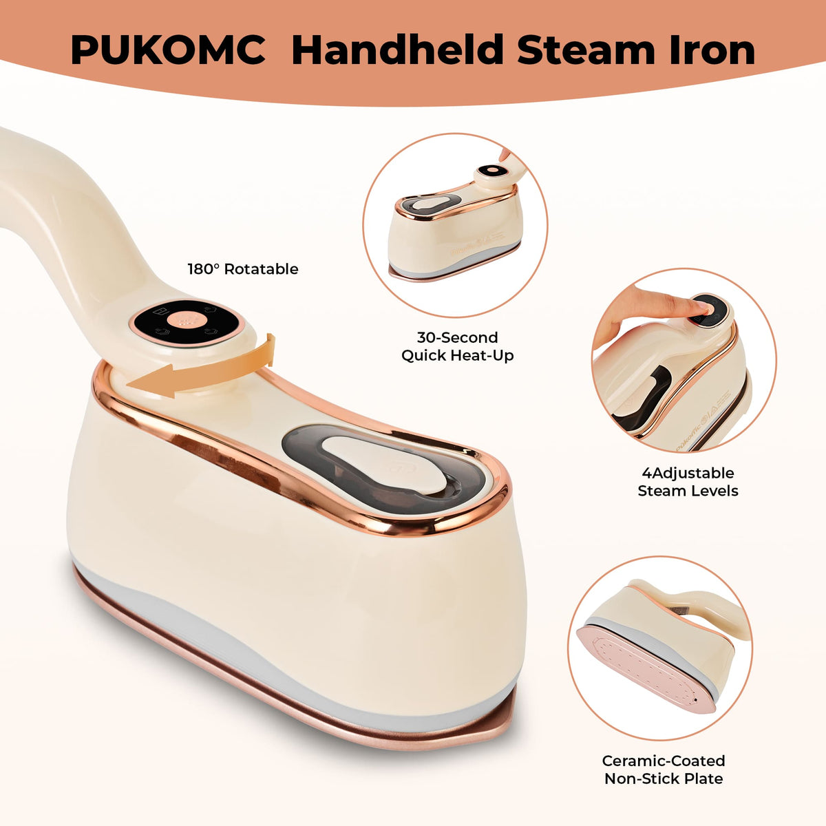 PUKOMC Pro Handheld Steamer