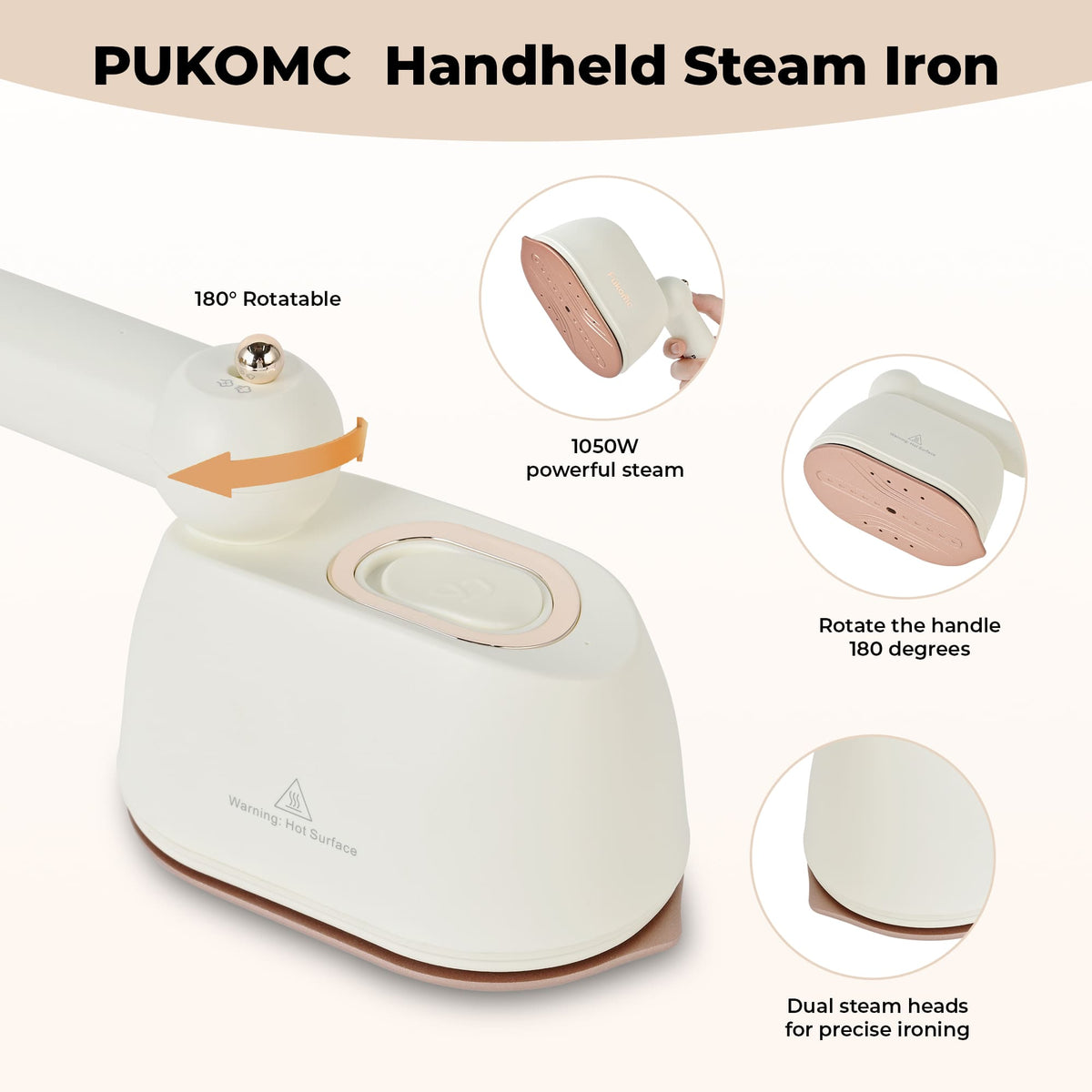 PUKOMC Pro Handheld Steamer