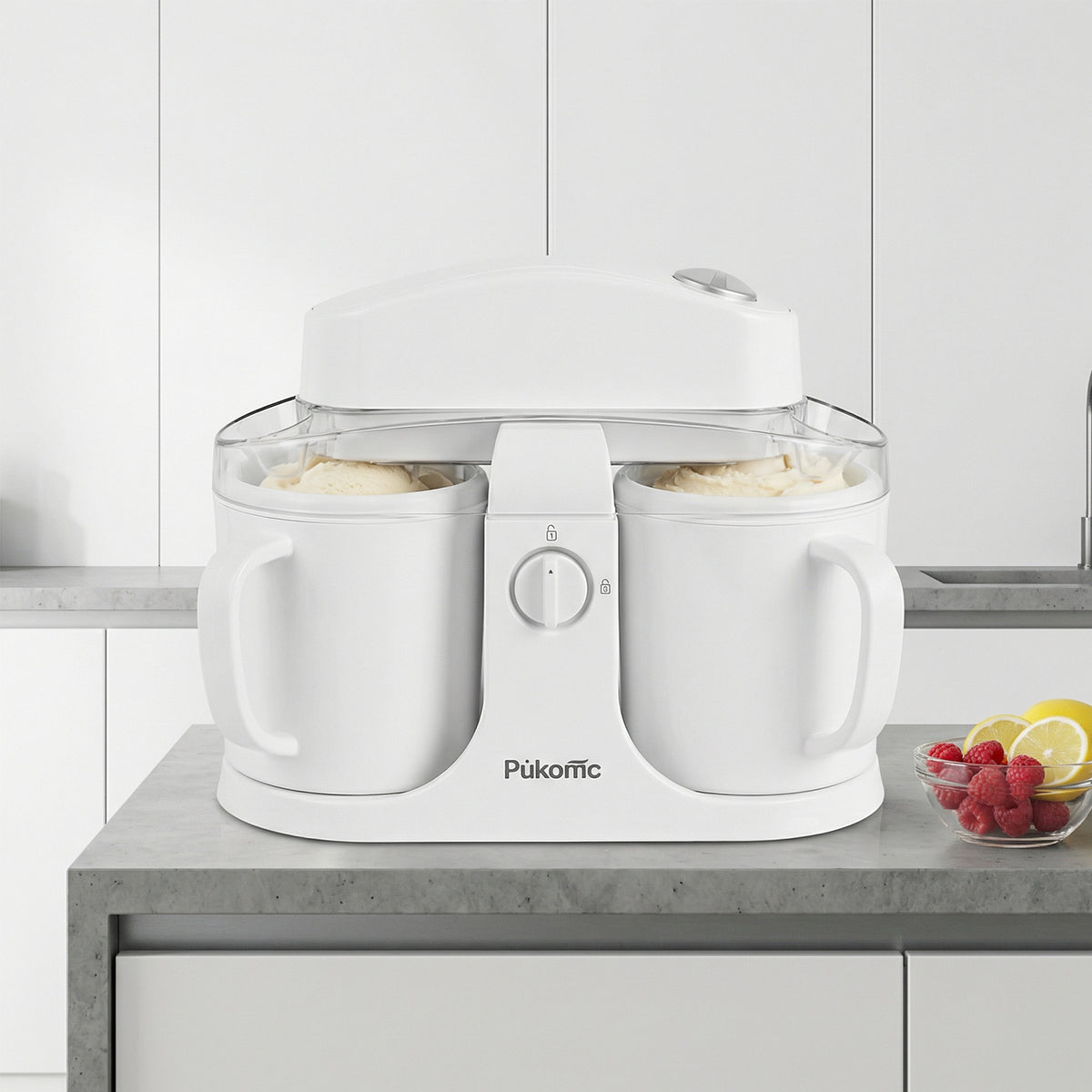 PUKOMC Ice Cream Maker Machine